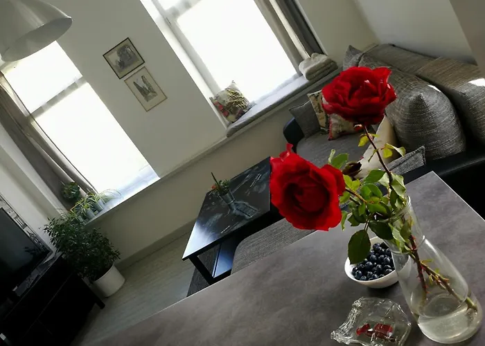 With Stained Glass Appartement Vilnius